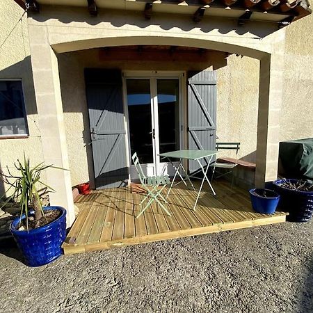 Apartamento T2 en rez de jardin de maison, avec piscine privée, draps et serviettes de toilette non fournis Argelès-sur-Mer Exterior foto