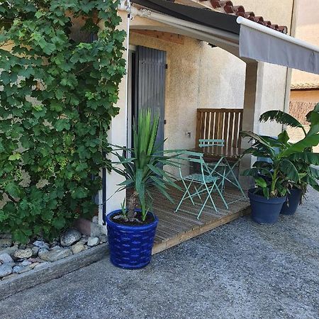 Apartamento T2 en rez de jardin de maison, avec piscine privée, draps et serviettes de toilette non fournis Argelès-sur-Mer Exterior foto